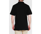 Pierre Cardin Men XL Plain Polo Shirt Mens - Black