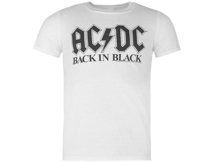 Official Mens AC/DC Graphic T Shirt Short Sleeve Crew Neck Casual Tee Top