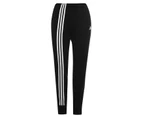 adidas Women 3 Stripe Pants Ladies  - Black/White