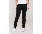 adidas Women 3 Stripe Pants Ladies  - Black/White