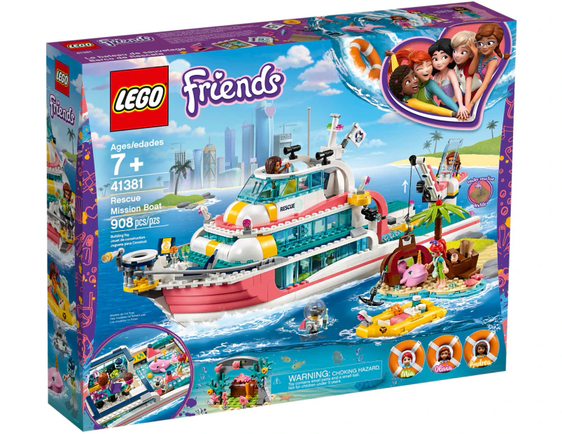 LEGO® 41381 Rescue Mission Boat Friends