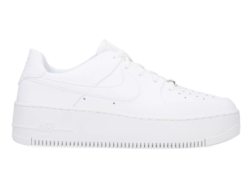 Nike Women's Air Force 1 Sage Low Sneakers - White/White/White
