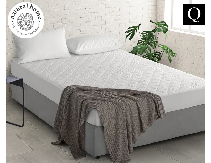 Natural Home Bamboo Queen Bed Mattress Protector