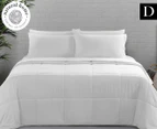 Natural Home Winter Bamboo Queen Bed Quilt