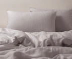 Natural Home Linen Super King Bed Quilt Cover Set - Linen
