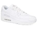 Nike Men's Air Max 90 Leather Sneakers - White