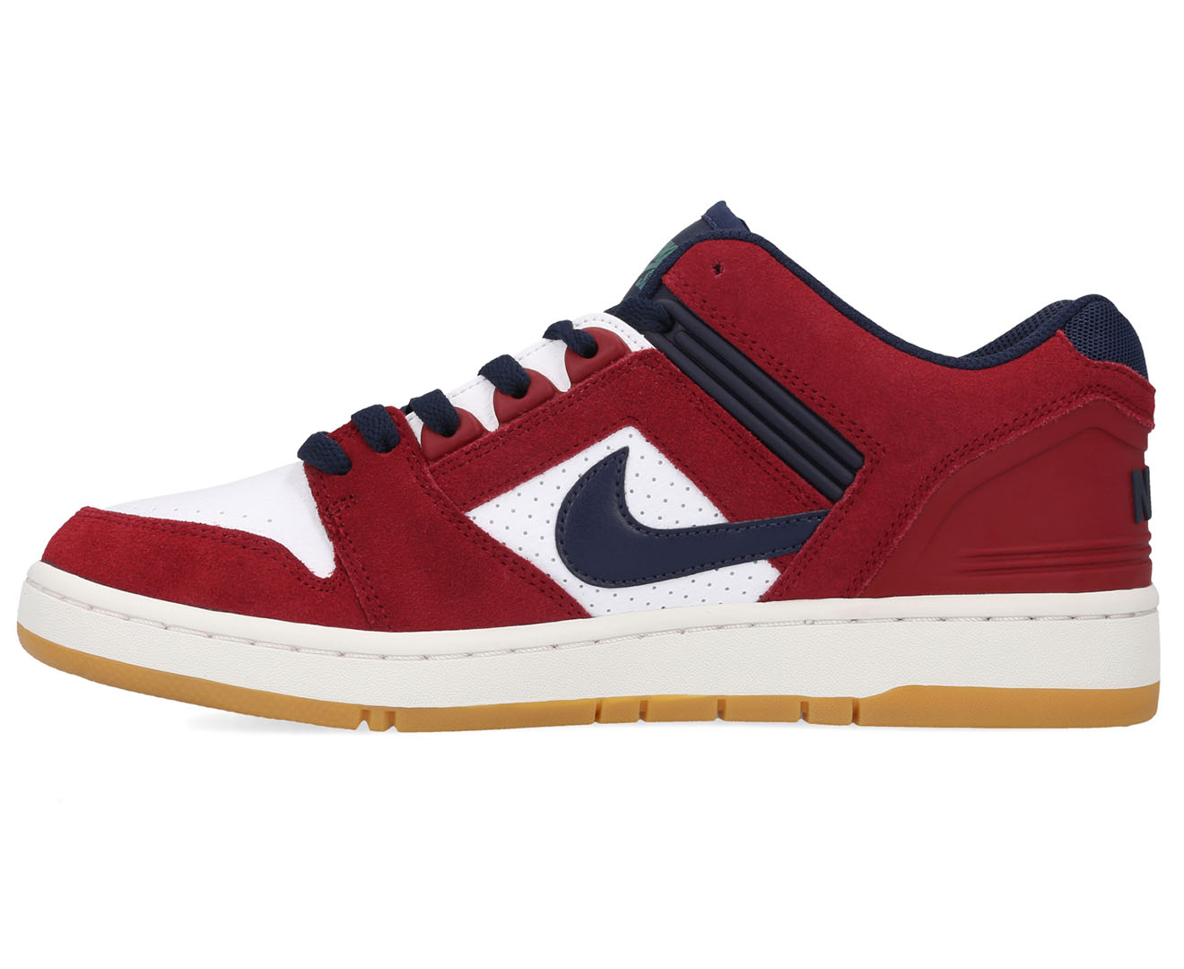 Nike SB Air Force II Low Shoes, Team Red/ Obsidian/ White in stock at SPoT  Skate Shop