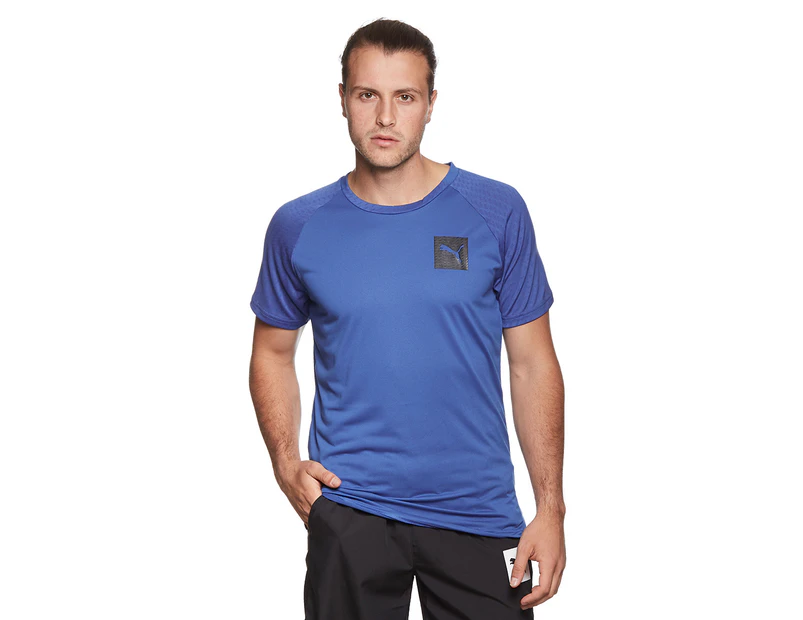 Puma Men's Tec Sports Tee / T-Shirt / Tshirt - Galaxy Blue