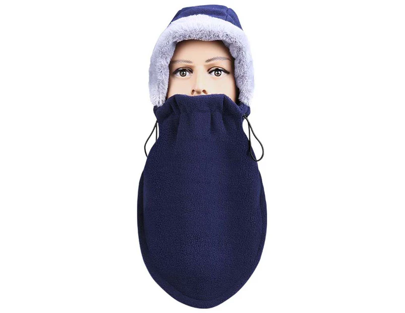 Winter Warm Face Mask Men Women Fleece Hood Winter Neck Warmer Windproof Cap