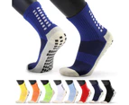 Men's Anti Slip Football Socks Athletic Long Socks Absorbent Sports Grip Socks