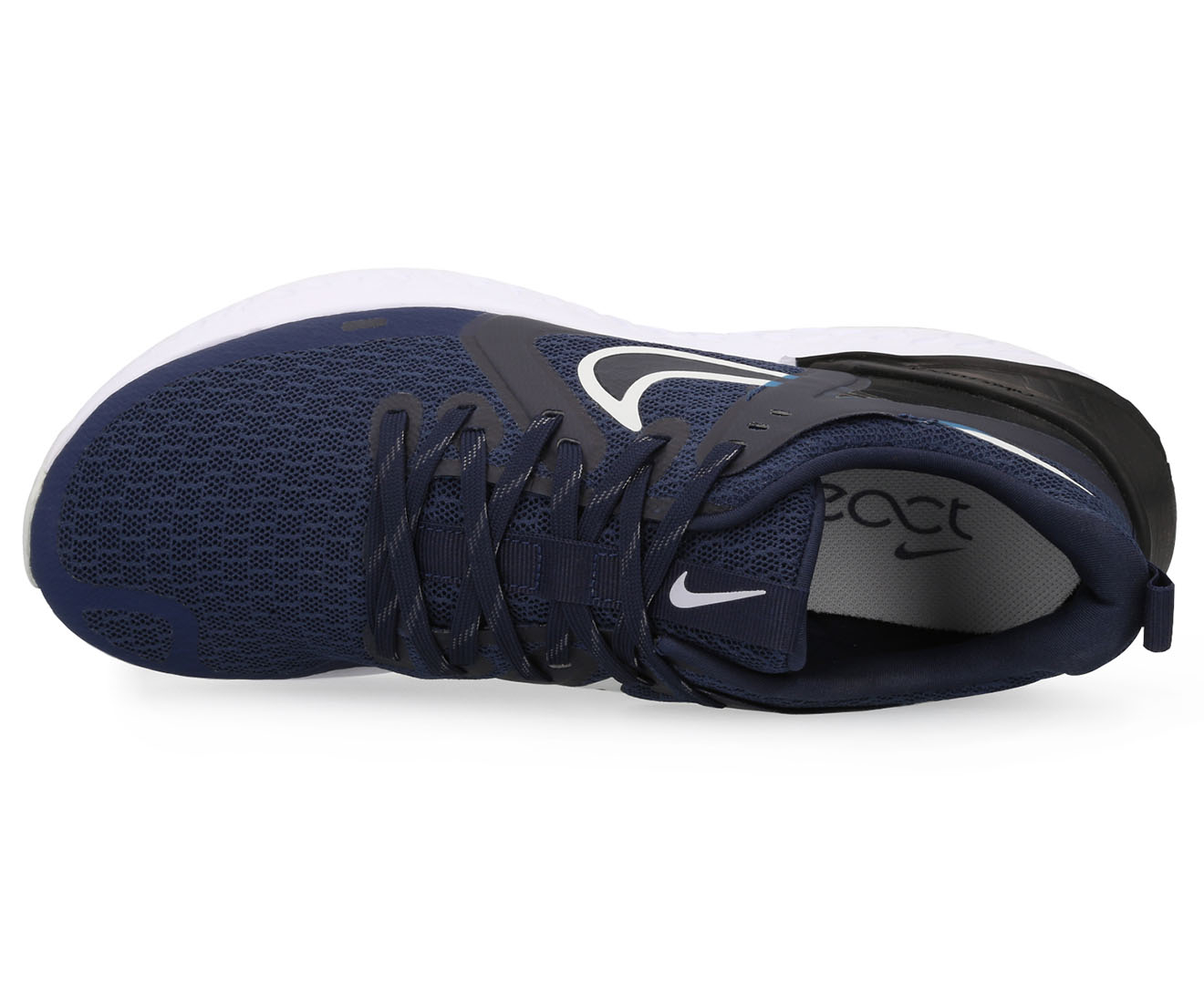 Nike Men's Legend React 2 Running Shoes - Midnight Navy/Pure Platinum ...