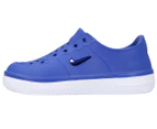 Nike Kids' Foam Force 1 Slip-On Shoes - Racer Blue/White