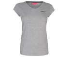LA Gear Womens Ladies V Neck T Shirt Short Sleeve Tee Top Clothing Wear