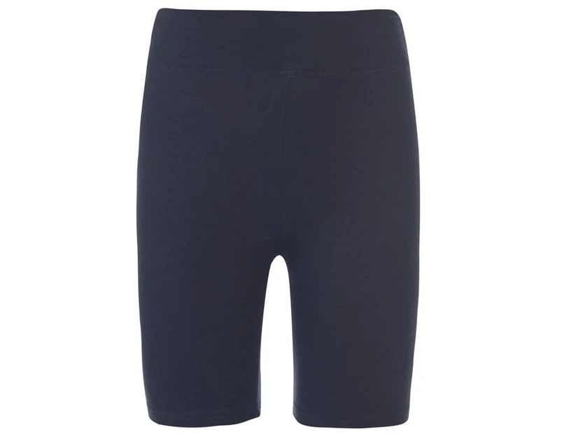 Crafted Girls Cycling Shorts Pants Bottoms Junior - Navy