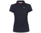 LA Gear Womens Ladies Pique Polo T Shirt Short Sleeve Button Fastening Tee Top