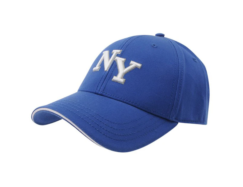 No Fear Men NY Cap Hat Headwear Touch and Close - Royal
