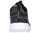 Skechers Kids UltraFlex H CG00 Running Shoes Sneakers Trainers - Black/Pink