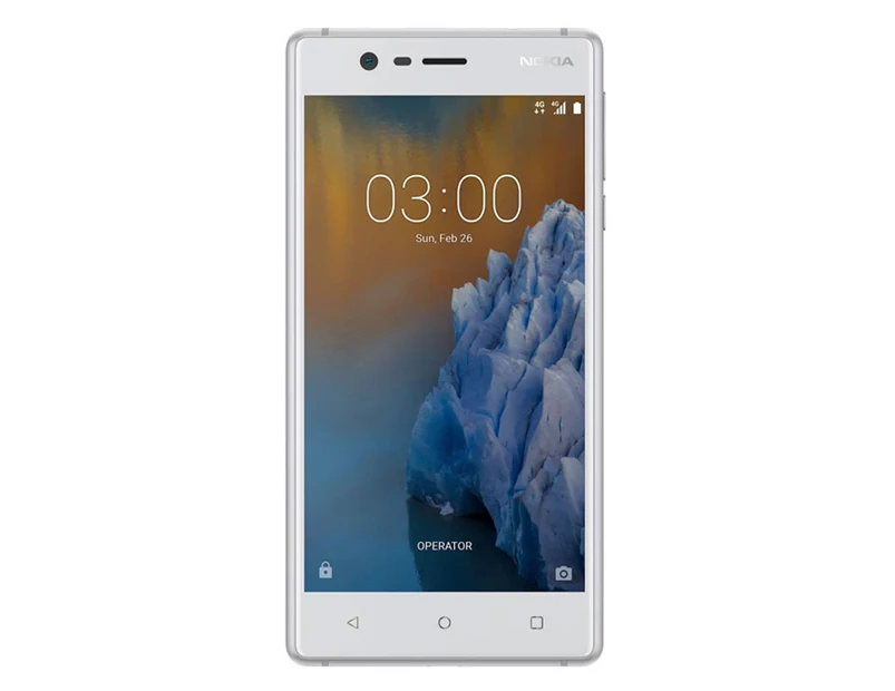Nokia 3 (4G/LTE, 5.0", 16GB, VF) - Silver White - Au Stock