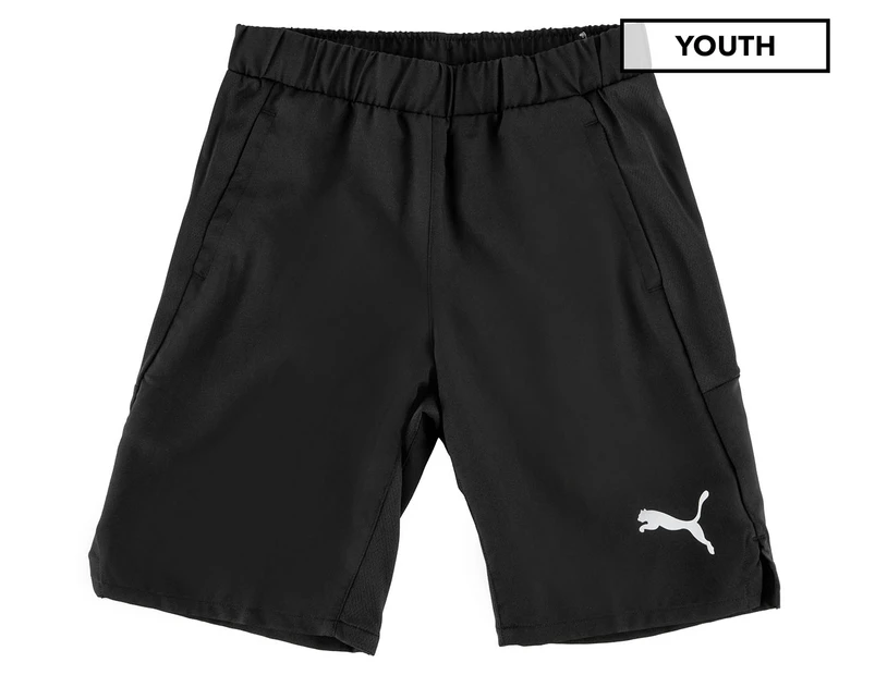 Puma Boys' Active Sports Woven Shorts - Black