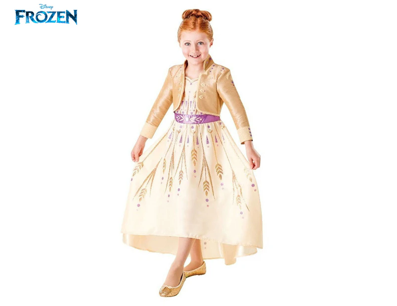 Disney Frozen II Princess Anna Costume - Cream/Gold