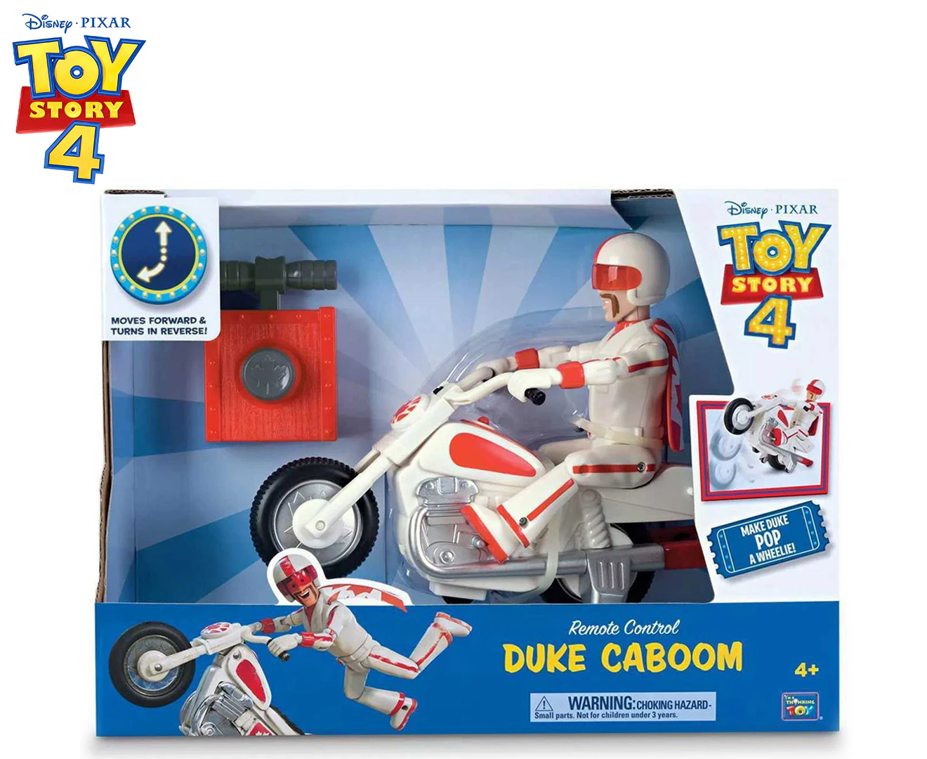 Toy Story 4 R/C Duke Caboom Action Figure - White/Multi