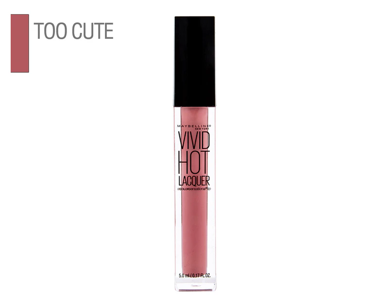 Maybelline Colour Sensation Vivid Hot Lacquer Lip Gloss 5mL - Too Cute