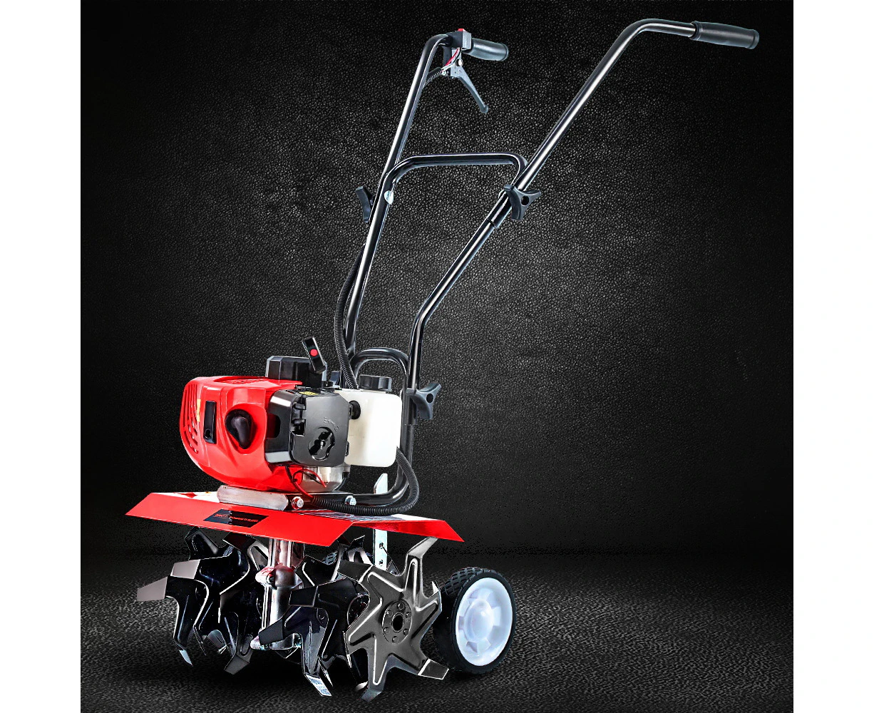 Garden 10000rpm Cultivator Tiller Petrol 36 Tines Rototiller Rotary Hoe 88CC