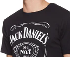 Jack Daniel's Men's Short Sleeve Black Label Tee - Black
