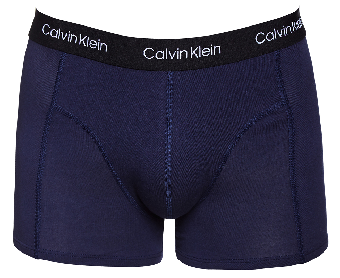 Calvin Klein Men's Axis Cotton Stretch Trunks 3-Pack - Blue/Marching ...