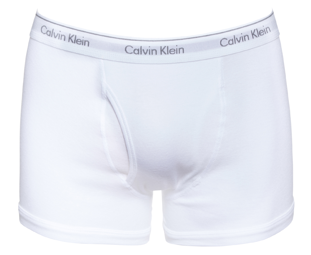 Calvin Klein Men's Cotton Classics Trunks 3-Pack - Black/Grey Heather/White  
