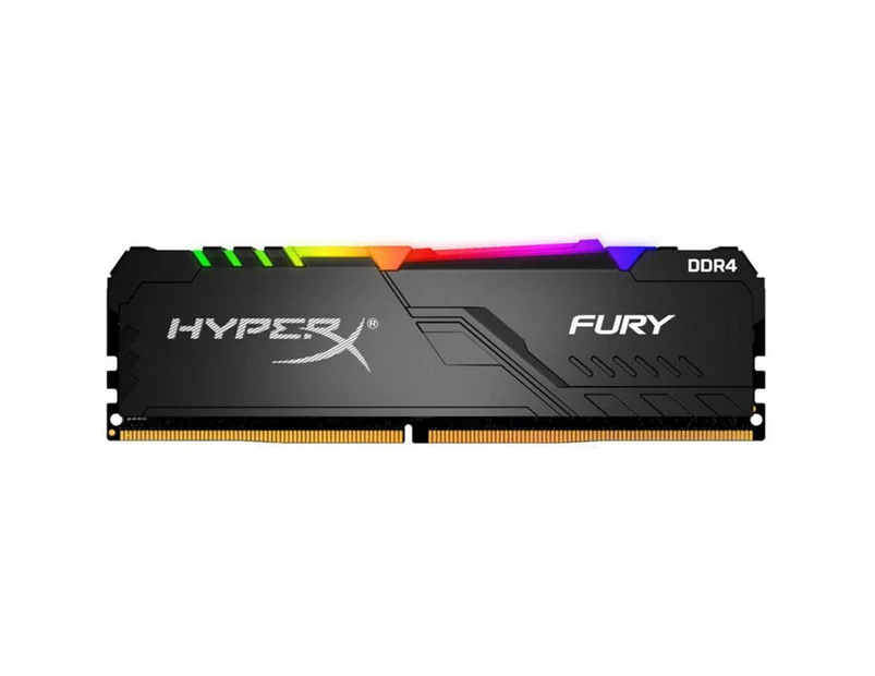 HyperX Fury RGB 16GB RAM (2 x 8GB) DDR4-2666MHz CL16 - Black HX426C16FB3AK2/16