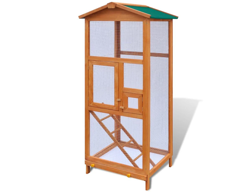 Bird Cage Wood 65x63x165 cm