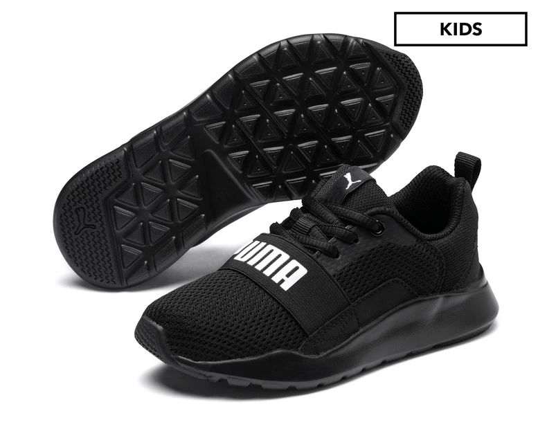 Puma Pre-School Boys' Wired Training Sports Shoes - Black