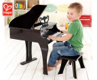 Hape Happy Melody Grand Piano w/ Stool Musical Toy - Black