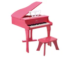 Hape Happy Melody Grand Piano w/ Stool Musical Toy - Pink