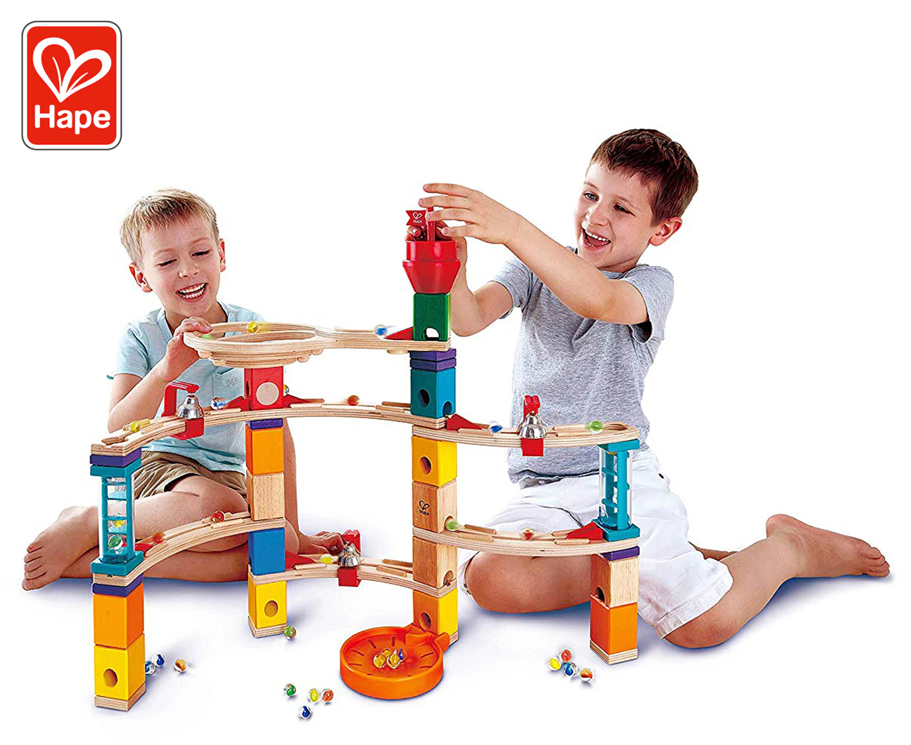 Hape Wooden Marble Castle Escape Kids/Childrens Activity/Interactive Toy 4y+