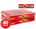 40 x 5pk Wrigley's Big Red Chewing Gum