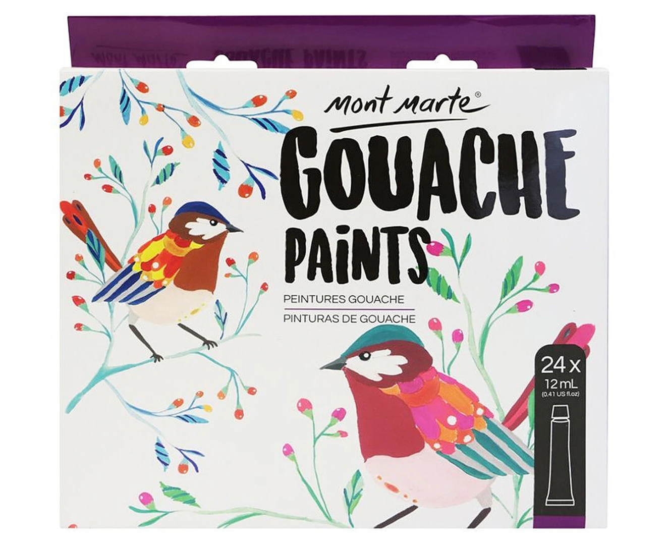 Mont Marte Gouache Paint Set 24-Pack