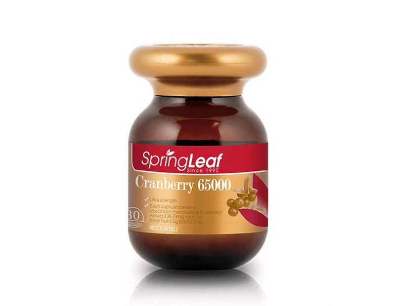 Springleaf-Cranberry 65000 30 Capsules