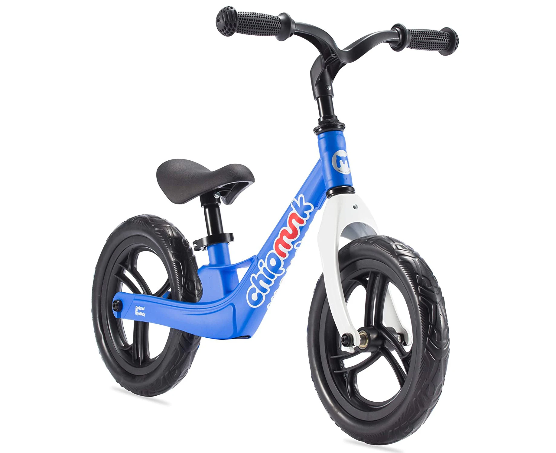 Chipmunk RoyalBaby Balance Bike for 2 to 5 Years Boys and Girls, No Pedal Walking Bike with Lightweight Magnesium Frame, EVA Tire Blue Color