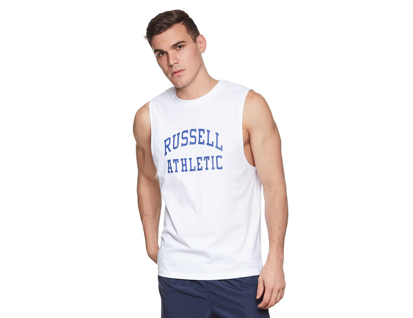 Russell Athletic Men's Muscle Tank Top - White