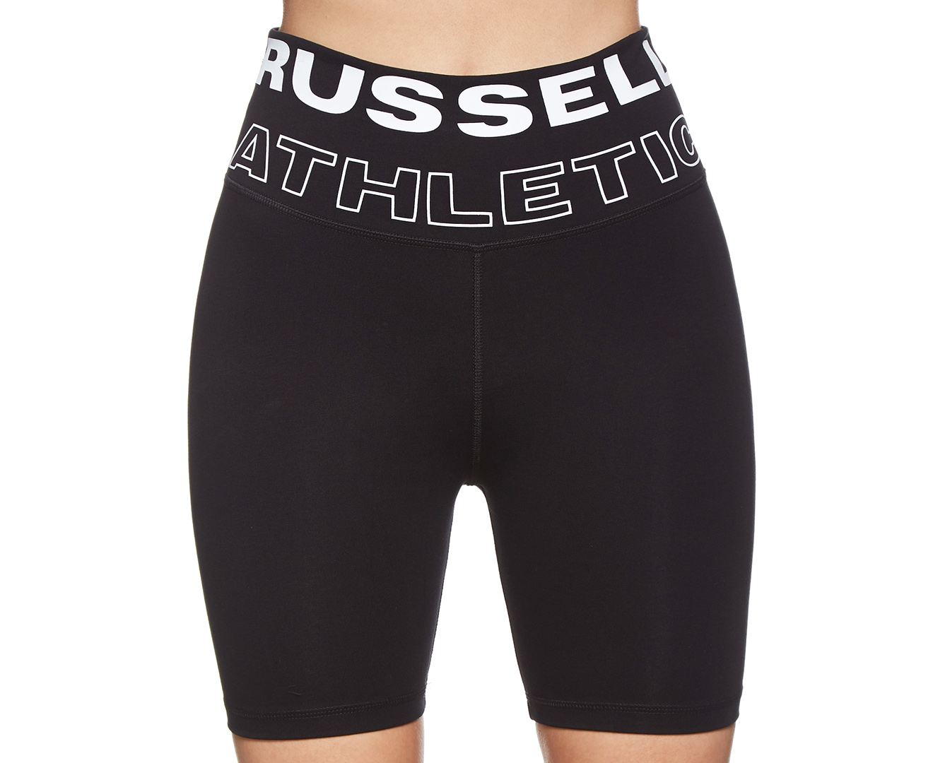 Russell Athletic Women's Logo Bike Shorts - Black | Catch.co.nz