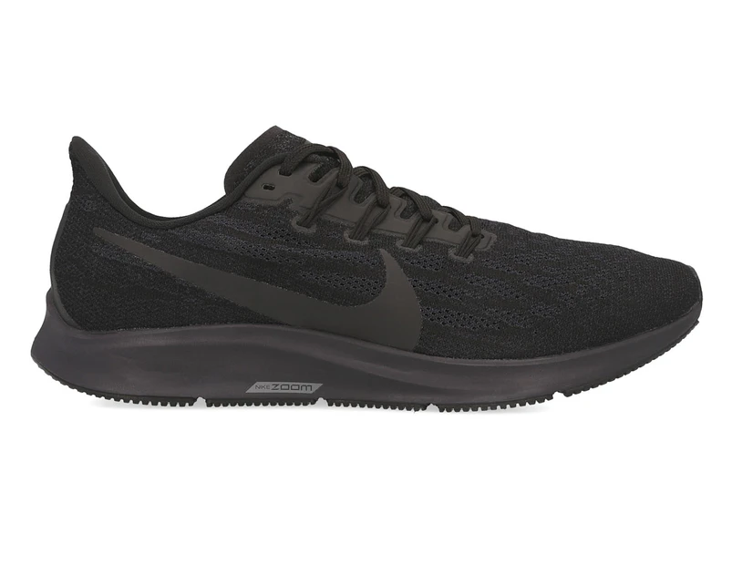 Nike Men's Air Zoom Pegasus 36 Running Shoes - Black/Grey