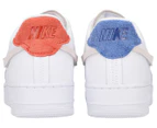 Nike Women's Air Force 1 '07 LX Sneakers - White/Platinum Tint/Game Royal Blue/Habanero Red