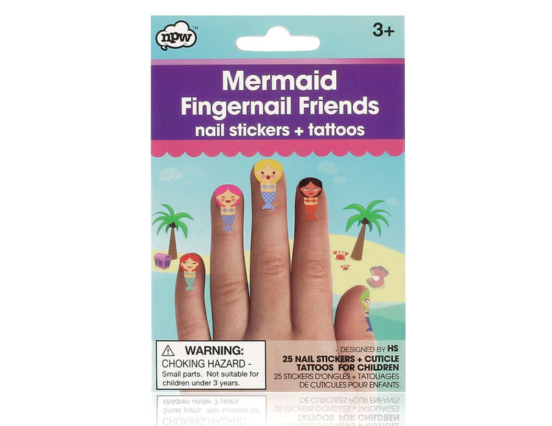 Kids Nail Fun Mermaid Fingernail Stickers
