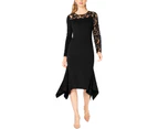 Inc Women's Dresses Midi Dress - Color: Deep Black
