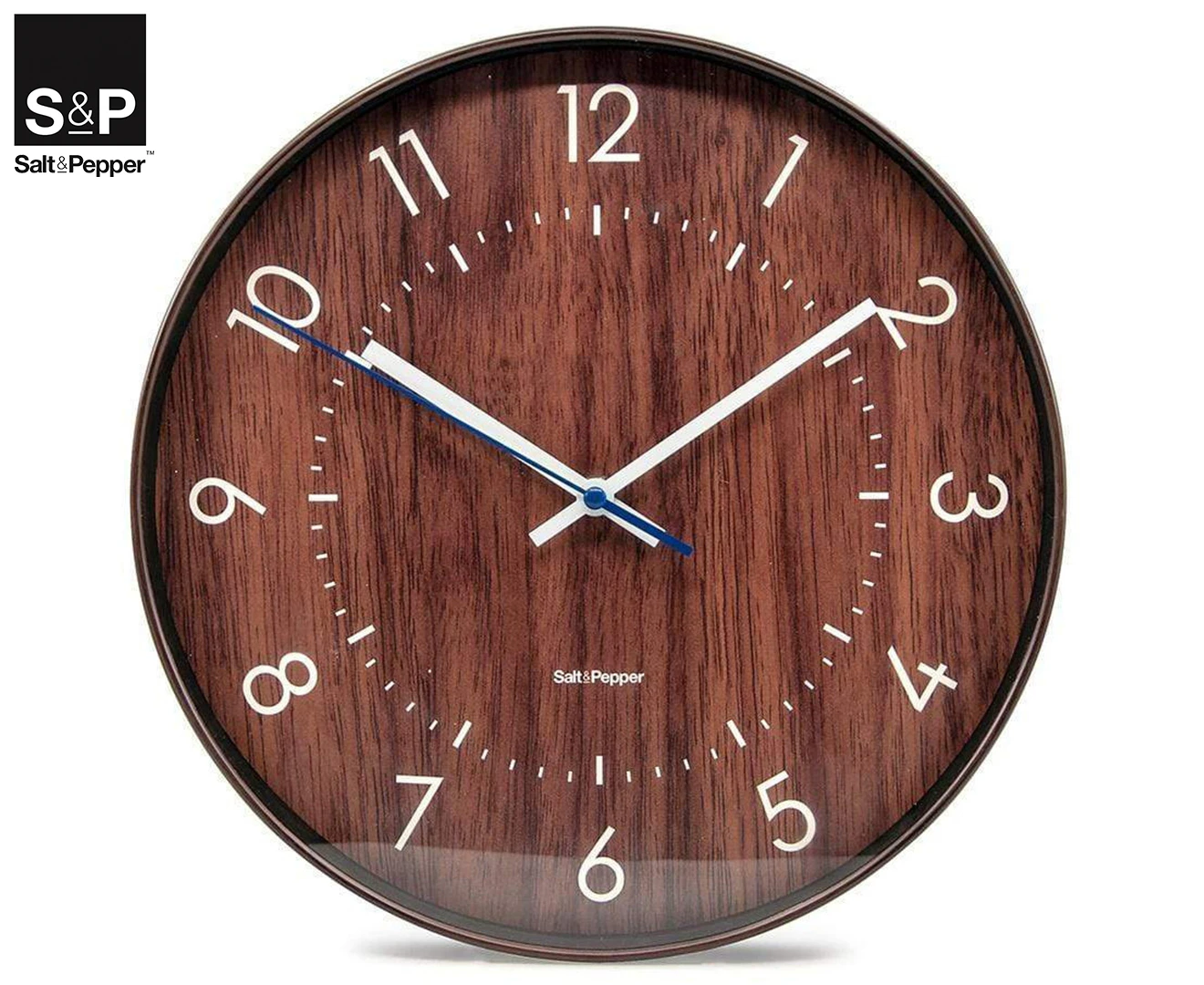 Salt & Pepper Bailey 31cm Round Clock