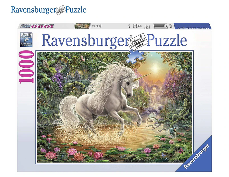 Ravensburger 1000-Piece Mystical Unicorn Jigsaw Puzzle