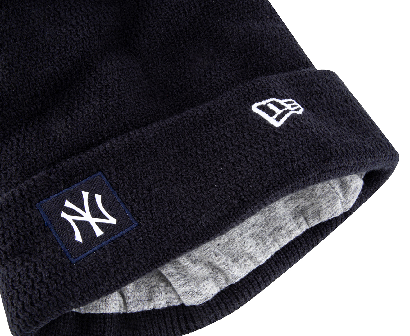 New Era New York Yankees Sports Cuff Knit Beanie Navy Catch.co.nz