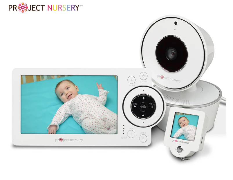 Project Nursery 5-Inch HD Video Baby Monitor with Mini Monitor PNM5W01